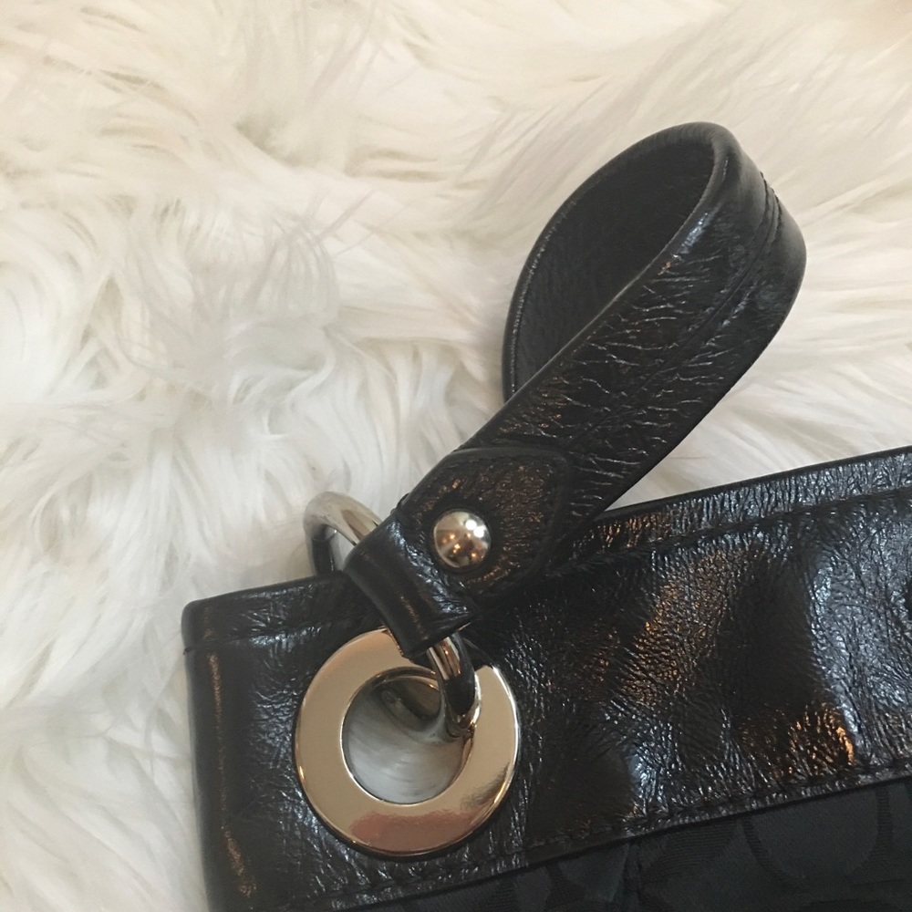Black Coach Handbag - Picture 5 of 10